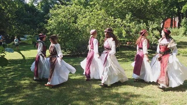 SolDans. Green Sleeves. Medieval dance. Средневековый танец. смотреть онлайн