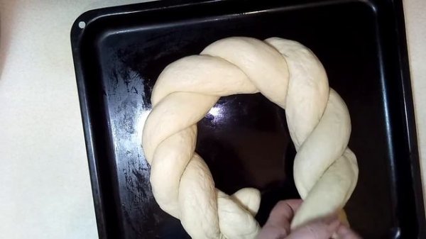 УДИВИТЕЛЬНЫЙ калач С ДВУМЯ НАЧИНКАМИ. Постный КАЛАЧ.