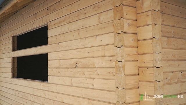 Баня с беседкой из профилированного бруса в Новокузнецке смотреть онлайн