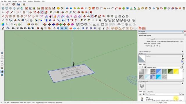 Урок 1 по SketchUP. Импорт чертежа в SketchUP и масштабирование смотреть онлайн