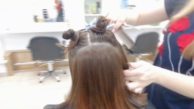 ЎРТА УЗУНЛИКДАГИ СОЧЛАР УЧУН КАСКАД / каскад, текстура на среднюю длину