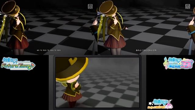 1925 - Hatsune Miku: Project DIVA PV Comparison [Mirai DX, Future Tone, MegaMix] смотреть онлайн