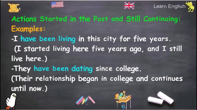 English Grammar Lessons: The Present Perfect Continuous Tense 📚| Improve your English fluency🎉 смотреть онлайн