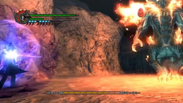Devil May Cry 4 Nero Vs Berial the conqueror of fire hell Legendary Dark Knight Mode смотреть онлайн