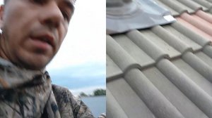 Через 12 лет полимер песчаная черепица разрушилась! Не видитесь на этот вид покрытия крыши.