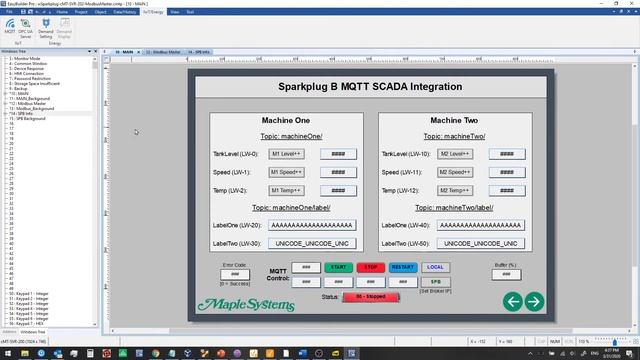 Sparkplug B MQTT Integration with Maple Systems cMT HMIs смотреть онлайн