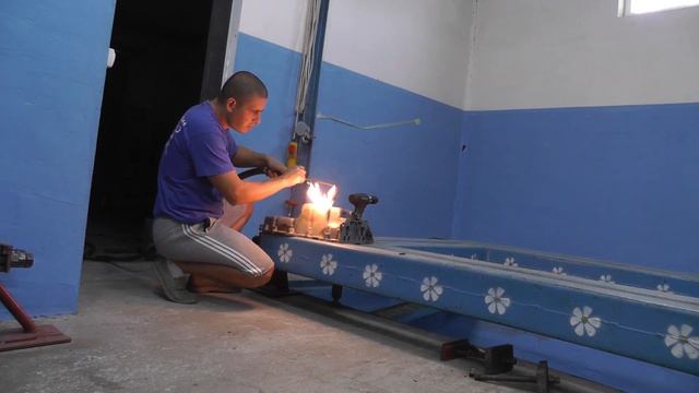 TIG сварка. Поддон двигателя. смотреть онлайн