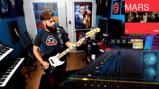 Thirty Seconds to Mars - The Kill | BASS Tabs & Cover (Rocksmith) смотреть онлайн