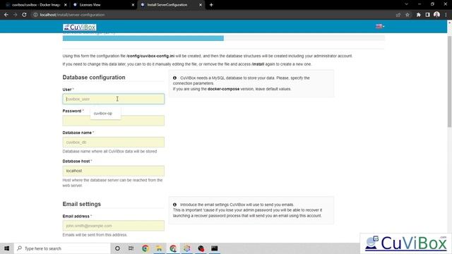 CuViBox on-premise - Installation with docker смотреть онлайн
