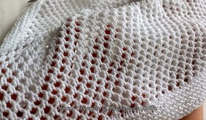 Вяжем роскошный летний ажур - Шикарная 3D сеточка спицами