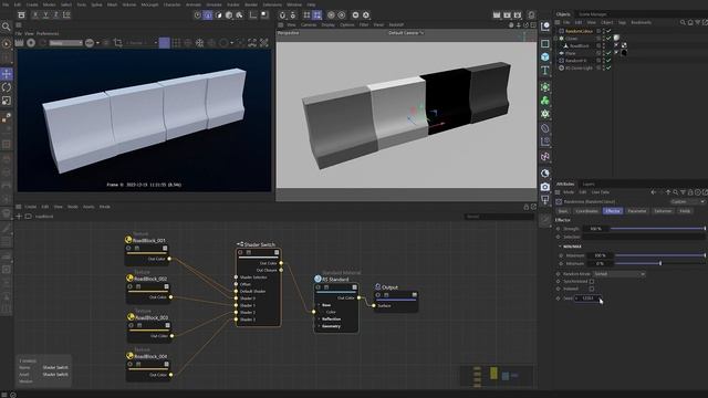 Redshift Shader Switch in Cinema 4D смотреть онлайн