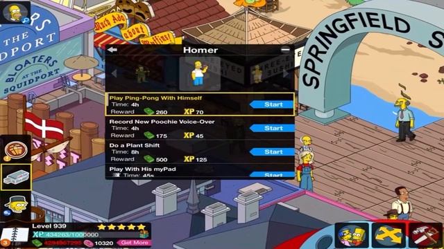 The Simpsons: Tapped Out | CostMo (Generates 6 Donuts a Day) смотреть онлайн