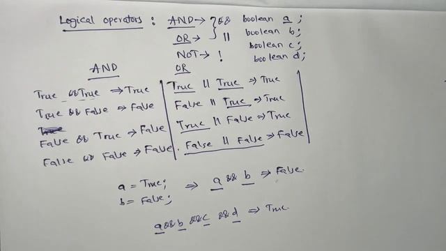 Logical Operators In Java смотреть онлайн