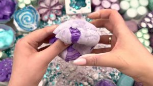 Гимнастический мел ASMR с блестками _ Коробки для мыла с крахмалом и пеной _ Раскалывающийся гипс _