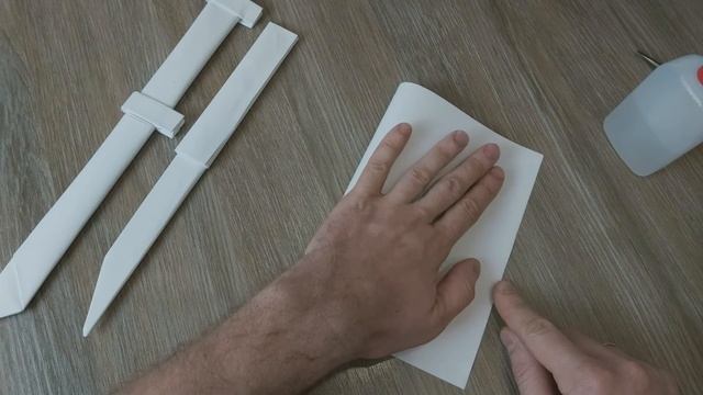 DIY-How to make a dagger and scabbard out of paper with your own hands. A4 paper knife. смотреть онлайн