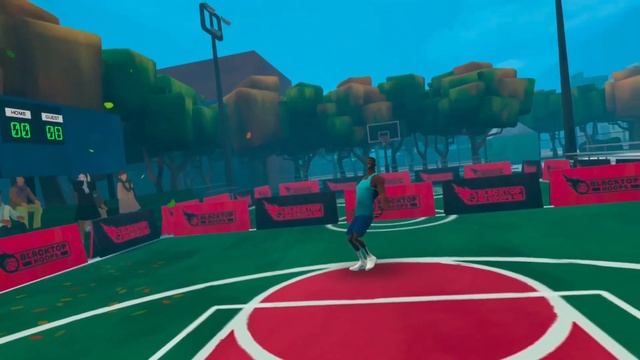 The BEST VR Basketball Game!!(Blacktop hoops)Oculus quest 2 смотреть онлайн