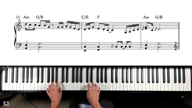 Pop Jazz Style Piano - Holding Back the Years - Gretchen Parlato - Tutorial смотреть онлайн