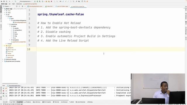 How to Enable Live Reload with spring-boot-devtools смотреть онлайн
