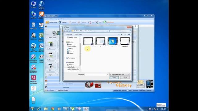 How to Convert format video (MP4,MKV,FLV,AVI.3GP) use Format Factory смотреть онлайн