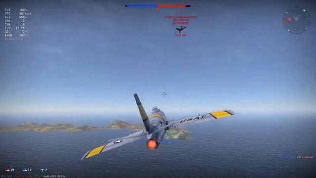 War Thunder - Back in the cockpit - F-86 F-2 Sabre RB Gameplay смотреть онлайн