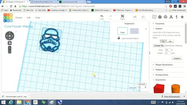 Tinkercad - scan a drawing and import смотреть онлайн