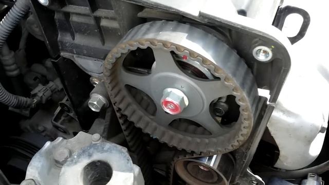 замена ремня ГРМ Hyundai Accent 1.6 смотреть онлайн