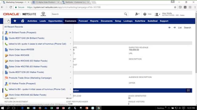 Live Demo: NetSuite for Food and Beverage Companies смотреть онлайн