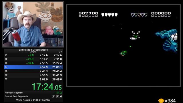 Battletoads & Double Dragon (NES) Speedrun In 32:39 By Arcus