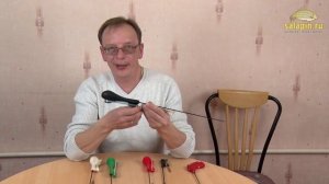 Зимняя блесна. Вариант удочки-косточки для блеснения окуня [salapinru]