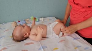 Детский массаж от 1 месяца. Грудничковый массаж.