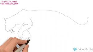 How to Draw a Black Panther / Как нарисовать Пантеру