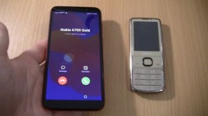 Incoming call & Outgoing call at the Same Time Honor 9s+Nokia 6700 GOLD
