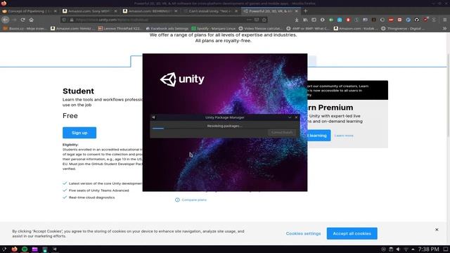Unity install error FIX - "There's not enough space to download and install selected item" error смотреть онлайн