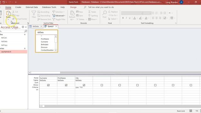 MS Access - Queries Part 3: LIKE and NULL in queries смотреть онлайн