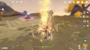 Genshin impact / Испытание: Ожидание среди цветов персика