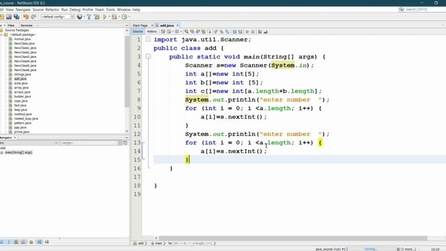 how to add two arrays in java смотреть онлайн
