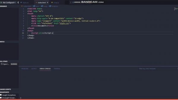 Подключение html в css и js