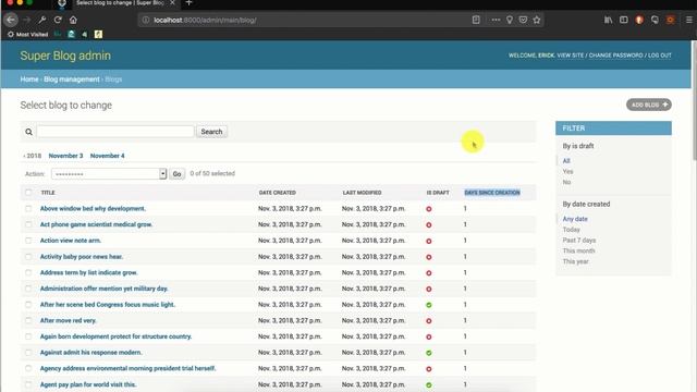Displaying additional data in the admin change list pages смотреть онлайн