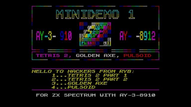Minidemo 1 - SHRSOFT [#zx spectrum] смотреть онлайн