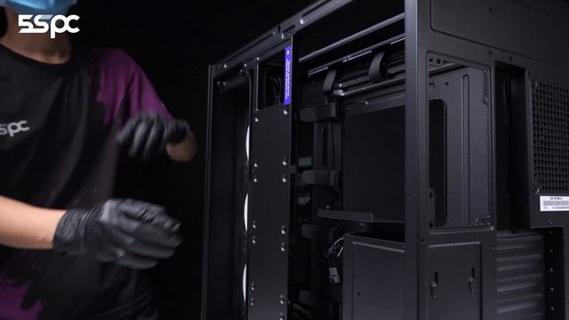 NZXT H9 Elite Black - PC Build Timelapse by 5SPC | 4K смотреть онлайн