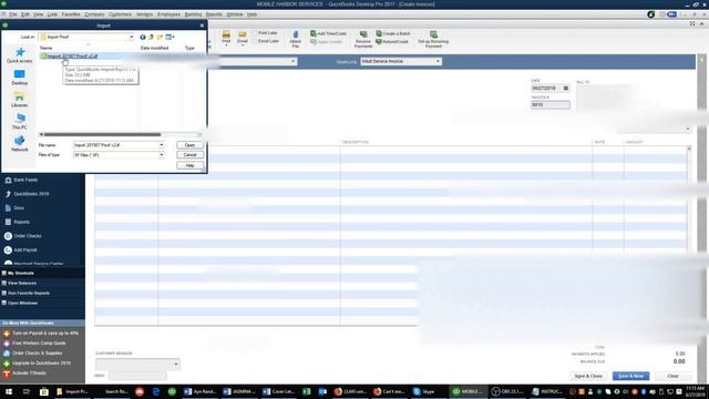 Quickbooks billing automated iif import смотреть онлайн