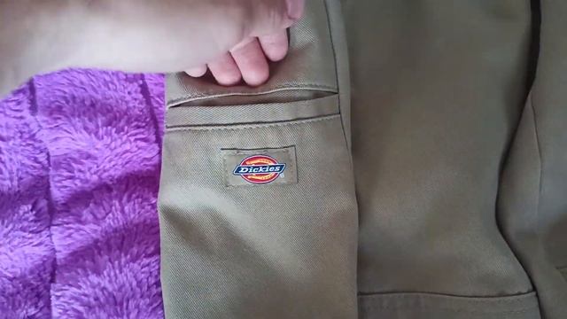 Обзор на Dickies double knee loose fit | Бирки, фурнитура, фишки смотреть онлайн