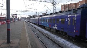 Электропоезд ЭП2Д-0104 ЦППК РЭКС экспресс Москва - Одинцово