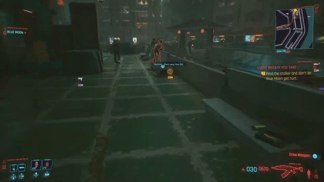 Detective V Saves Anime Girl from Stalker | Cyberpunk 2077 смотреть онлайн