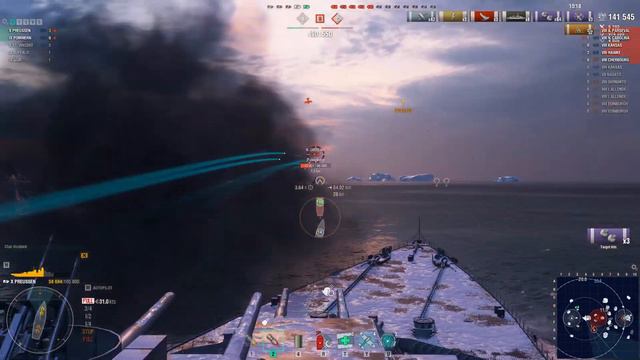 🇩🇪👉Preussen , a North Sea Gangster🔥World of Warships! смотреть онлайн