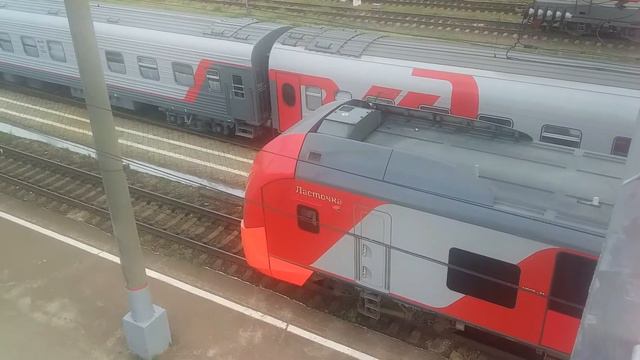 Электропоезд ЭС1 046 Ласточка смотреть онлайн