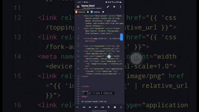 ACODE for Android смотреть онлайн