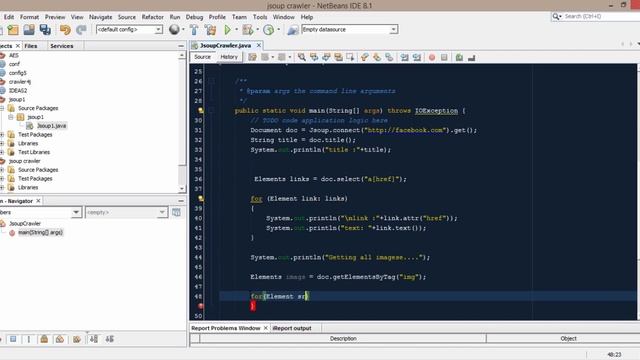 Web Crawler/Scraper in Java using Jsoup Tutorials # 4 | Extract images from website using DOM смотреть онлайн