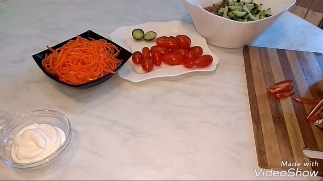 Салат "Горгона"очень приятный, пикантный вкус! смотреть онлайн