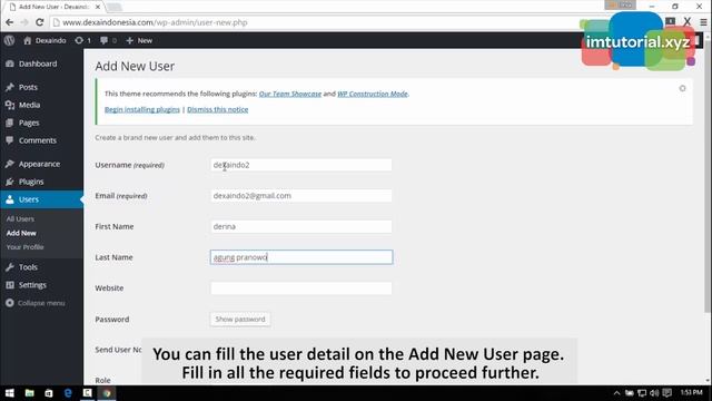 How to Add Users in Wordpress смотреть онлайн